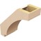 Ekena Millwork 5-inch W x 12-inch D x 12-inch H Imperial Rough Cedar Woodgrain TimberThane Knee Brace, Primed BRCUR05X12X12IMPRCPR - alternate 3